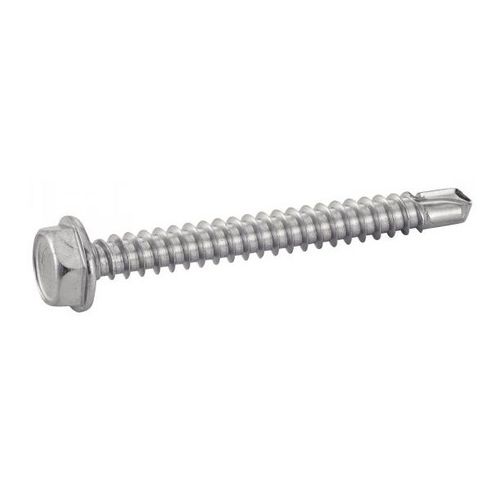 Vis autoperceuse tête hexagonale à embase inox A2 DIN 7504 K 6.3X70 boîte de 100 - ACTON - 624346,3X70