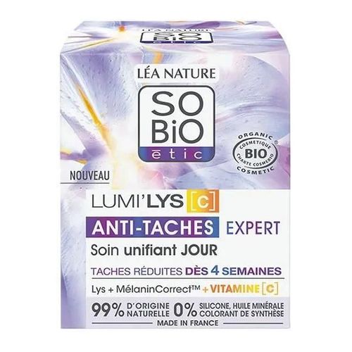 Léa Nature So Bio Étic Lumilys C Soin Unifiant Jour Éclat Anti-Tâches Bio 50ml 