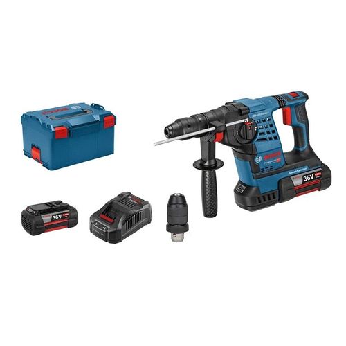 Perforateur BOSCH GBH 36 VF-LI Plus Professional (2 x 6,0 Ah) en L-Boxx