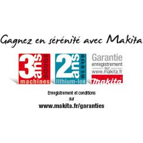 Perceuse visseuse à percussion 18 V Li-ion 3 Ah Ø 13 mm (3 batteries) MAKITA - 3 batteries, chargeur, coffret - DHP484RF3J