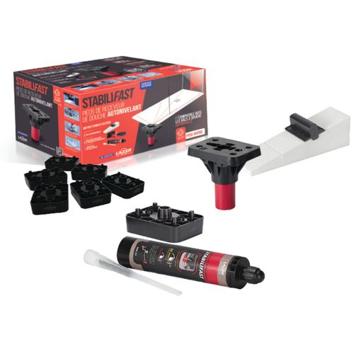 LOT DE 6 PLOTS STABILIFAST AVEC REHAUSSE