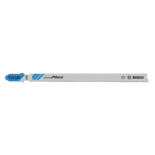 Lot de 5 Lames de scie sauteuse Speed for Metal T321AF L 132 mm BOSCH 2608636705