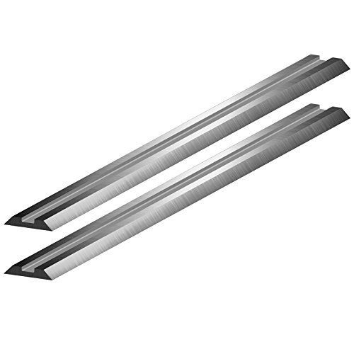 Lot de 2 fers de rabot réversibles à chants droits BOSCH 2607000096