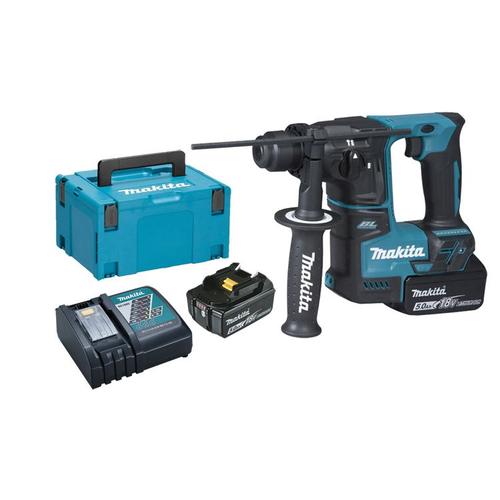 Perforateur MAKITA DHR171RTJ SDS-Plus 18V (2x5Ah) Li-Ion 17mm