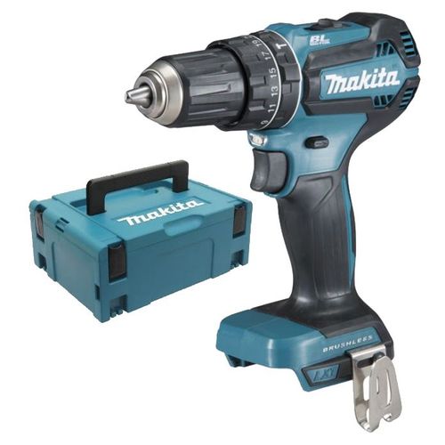 Perceuse visseuse à percussion MAKITA DHP485ZJ 18V en coffret (sans batterie ni chargeur)