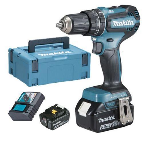 Perceuse à percussion 18V Li-Ion BL (2x5.0 Ah) dans MakPac- MAKITA DHP485RTJ