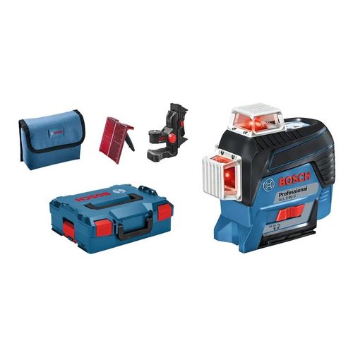 Niveau laser ligne GLL 3-80 C solo + support BM1 + L-Boxx - 0601063R03 BOSCH