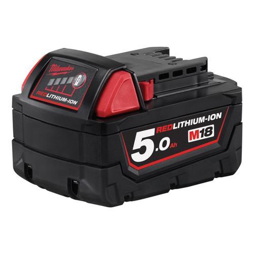 Batterie 5.0 Ah MILWAUKEE M18B5 M18? Red Lithium