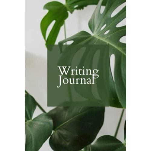 Hardcover Monstera Leaf Writing Journal (Travel Size)
