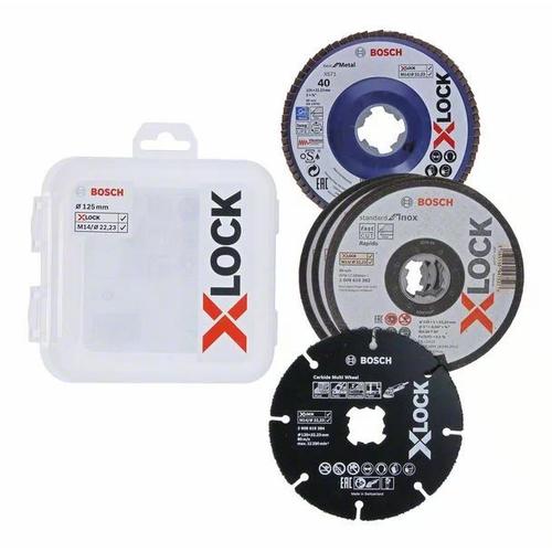 Bosch Disques X-LOCK, 5 pièces, 125 mm, CMW - 2608619374