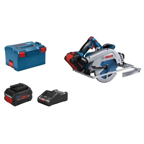 Scie circulaire sans fil BITURBO BOSCH GKS 18V-68 GC Professional en L-Boxx (2x8Ah)
