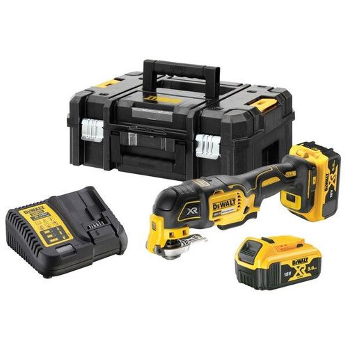 Multi cutter 18V 5.0Ah Li-Ion 29 accessoires en coffret Tstak - DCS356P2-QW