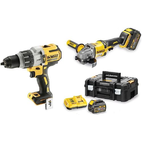 Pack 2 Outils Dewalt Dck2055t2t (dcd996+dcg414) 18/54v Xr Flexvolt Li-ion (2x6ah)