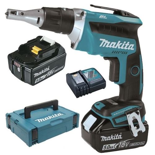 Visseuse à Placo sans fil MAKITA DFS452RTJ 18 V LXT (2 X 5,0 Ah)