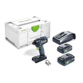 Visseuse à chocs sans fil TID 18 HPC 4,0 I-Plus (2x4,0 Ah) - FESTOOL 576482
