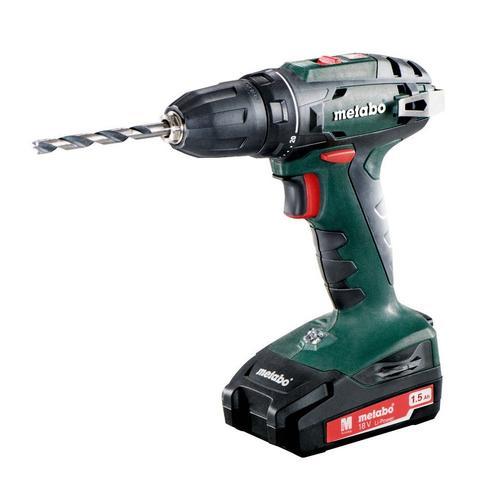 Metabo BS 18 - Set perceuse visseuse Li-Ion 18V (2x batterie 1.3Ah) dans mallette - 48Nm