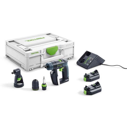 Perceuse visseuse 10.8V CXS LI 2.6-Set 10mm FESTOOL + 2 batteries - 576093