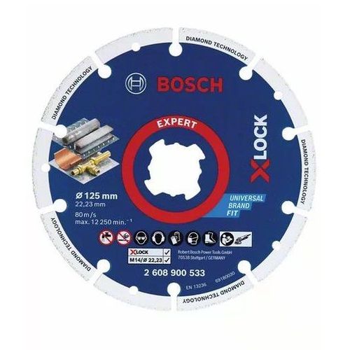 Disque diamanté pour Métal X-LOCK - BOSCH - 2608900533