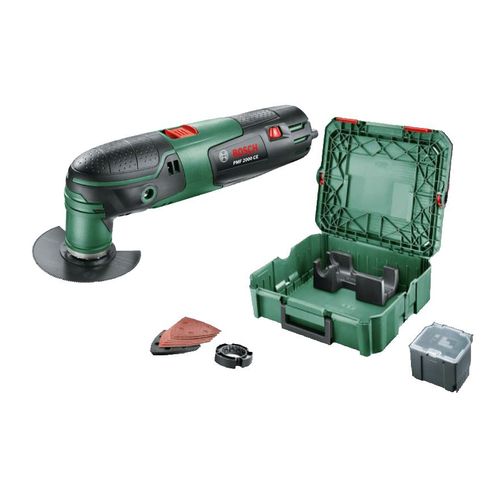 Outil multifonction BOSCH - PMF 2000 + 1 boîte a outils Systembox + Accessoires