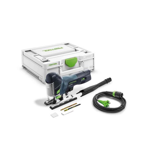 Festool PS 420 EBQ-Plus Scie sauteuse pendulaire 550 W ( 576175 ) + 2x Lames de scie + Systainer - successeur de 576619