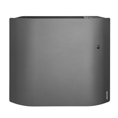 Radiateur électrique Divali - chaleur douce - horizontal et connecté - 1500 W - Gris ATLANTIC