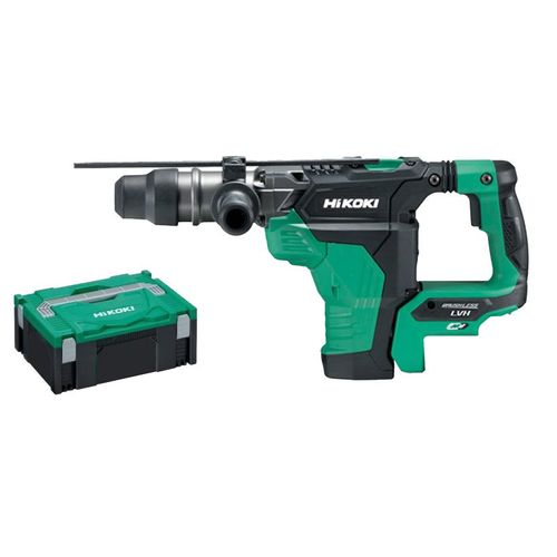 Perforateur burineur sans fil SDS-max 36V HIKOKI DH36DMAW2Z 8,5J en coffret (sans batterie ni chargeur)
