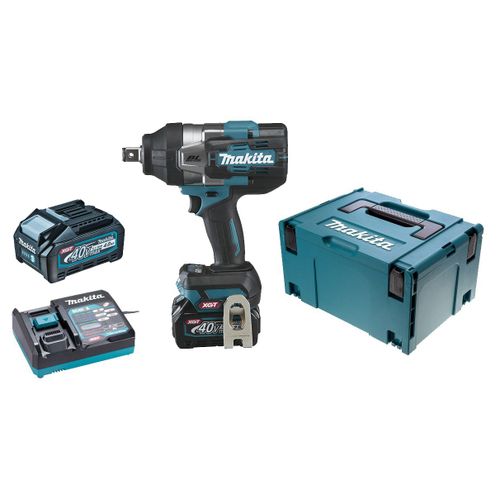 Makita TW001GM201 Boulonneuse 3/4" 1800 Nm sur accu XGT 40Vmax + 2x BL4040 + DC40RA + Makpac