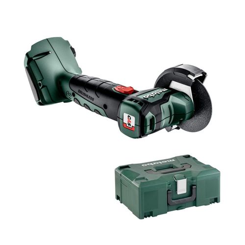 Metabo Meuleuses d'angle sans fil CC 18 LTX BL, 18V, MetaLoc, sans batterie, ni chargeur - 600349840