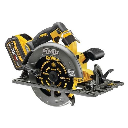 Scie circulaire 2.0 XR FLEXVOLT 54V 3Ah Li-Ion Brushless compatible rail de guidage DEWALT - 190mm - 2 batteries - coffret TSTAK - DCS579X2-QW