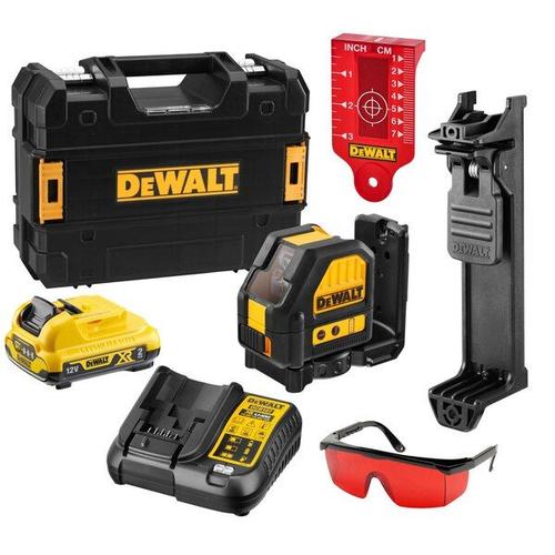 DeWALT DCE088D1R Laser en Croix Automatique 10.8V 2Ah 20m