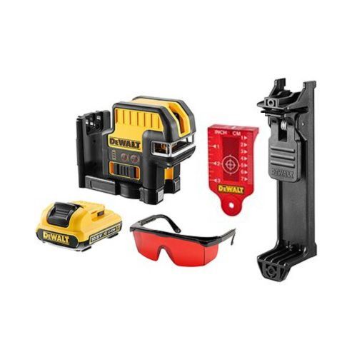 Niveau laser croix XR DEWALT DCE0825D1R-QW 10.8V - 2Ah Li-Ion - faisceau rouge