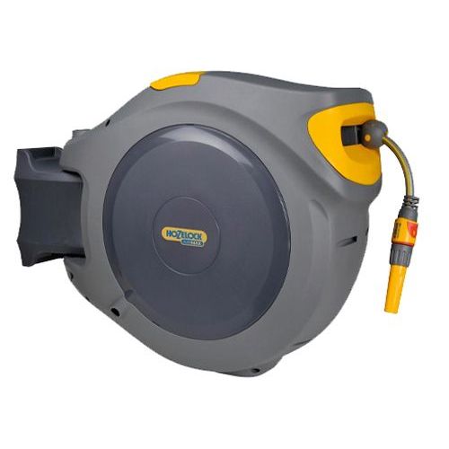 Hozelock 2597 0000 Dévidoir Auto Réel Jaune/Gris 66 x 25 x 56 cm