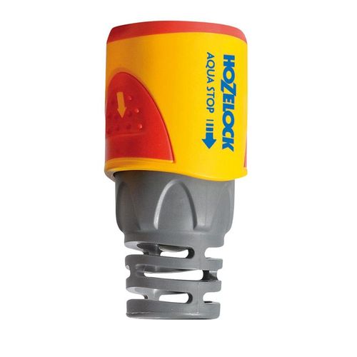 Raccord pour tuyau AquaStop PLUS plastique 1/2 po. 13 mm au détail HOZELOCK