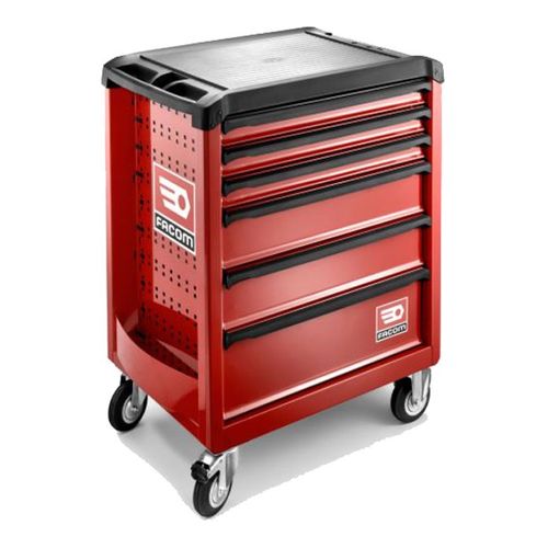Servante roulante Roll M3 Rouge FACOM 6 tiroirs - ROLL.6M3PF
