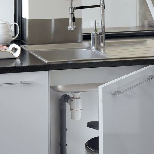 Siphon d'évier anti-vide intégré Neo Air System WIRQUIN PRO