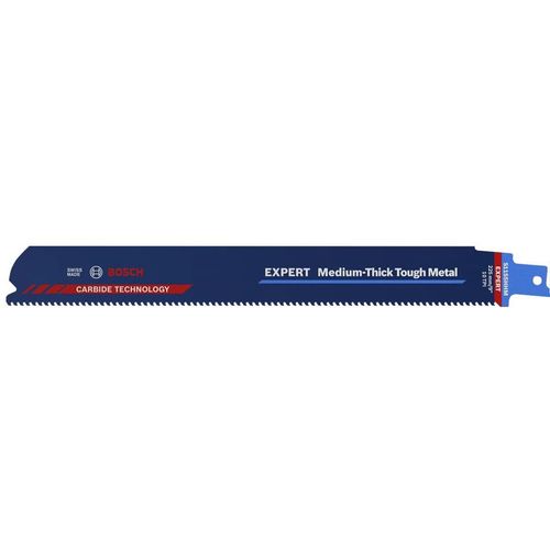 Lame de scie sabre Med.Thick Metal L.225mm B.25mm TPI 10 2.5mm 3 Unités