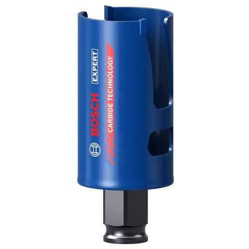 Scie-trépan avec dents carbure - Expert matérial construction - diamètre 40mm BOSCH