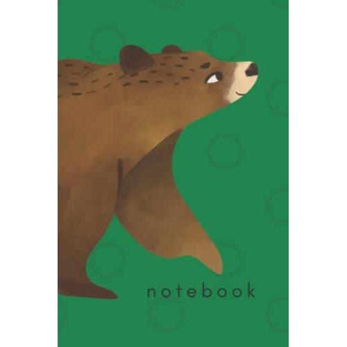 Cute Bear Notebook - 200 Lined Pages 6x9" Unbranded Notepad Gift For Kids Teens Him Her