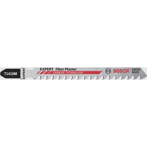 Lame de scie sauteuse Fibre Plâtre T 141 HM total L.100mm dents 4.3mm 3 pièces/carte