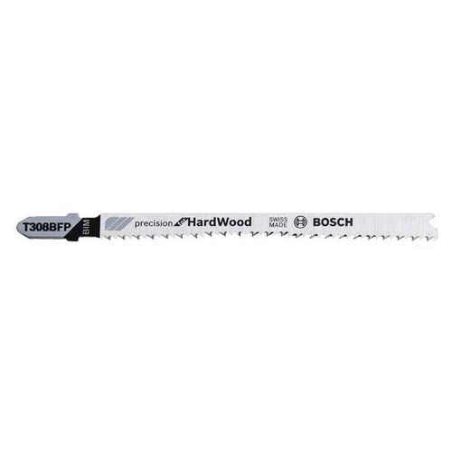 Lame de scie sauteuse Hardwood 2-side T 308 BFP Lg total.117mm Dents.2.2mm 5 unités