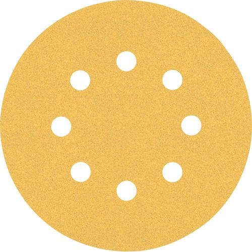 Bosch 2608900807 - EXPERT Abrasif C470 Best for Wood and Paint, diamètre 125 mm, grain 120, 8 trous, 5x