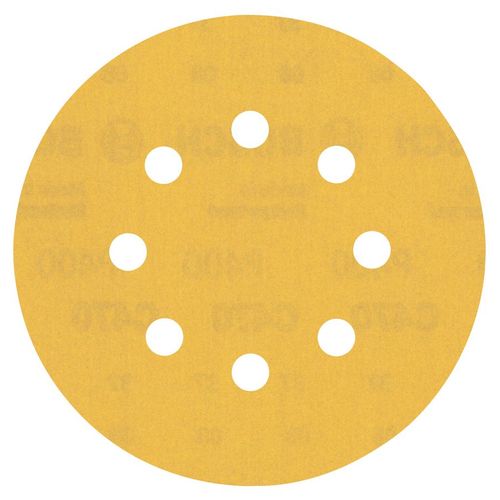 Bosch EXPERT 2608900916 - EXPERT Abrasif C470 Best for Wood and Paint, diamètre 125 mm, grain 400, 8 trous, 50x