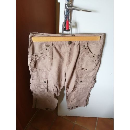 Pantacourt Viviane H Taille M 97% Coton,3% Spandex