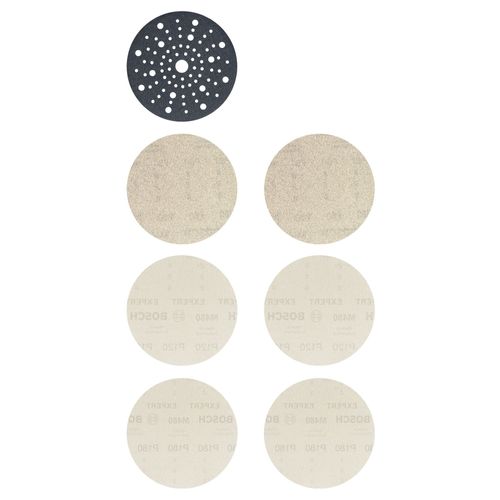 Kit de disques abrasifs réticulés Expert M480 7 pièces - BOSCH - 2608901203