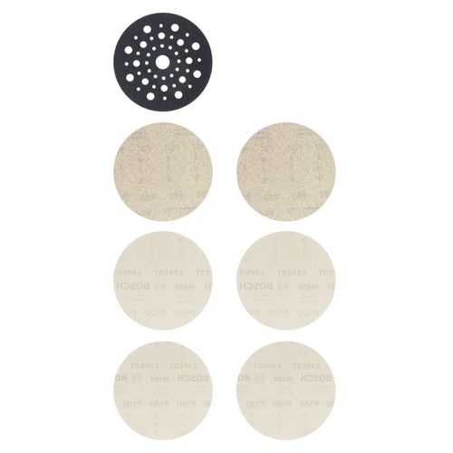 Kit de disques abrasifs réticulés Expert M480 7 pièces - BOSCH - 2608901202