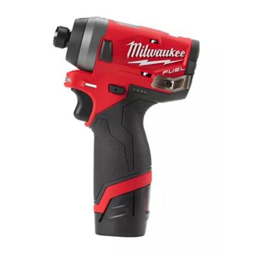 Milwaukee - Visseuse à chocs 1/4" Hex. FUEL 12V 2.0Ah Li-Ion 147Nm - M12 FID-202X