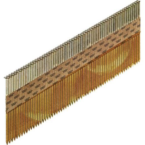 Clous en bande annelés clair D34° 3,1x90mm boîtes de 3000 acier nu - SENCO - 8000351