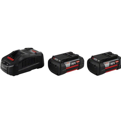 Bosch - Chargeur rapide multivoltage et batteries Li-Ion - Power Set 36 V 6,0 Ah