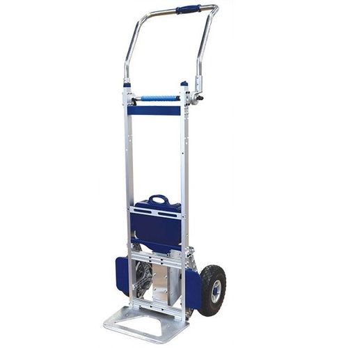 Diable monte-escaliers électrique avec frein STOCKMAN - Roues increvables - Charge 200kg - DMEG200