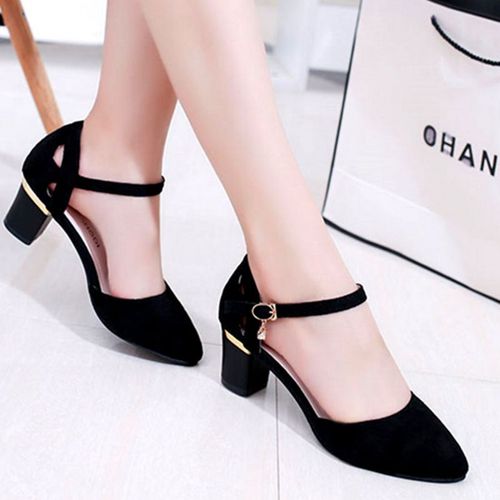Chaussures Cresfimixescarpins Classiques Talons Carrés Pour Femmechaussures De Soirée En Cuir Pu Noirbeigec5762